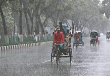 আগামী আরও দুইদিন সারাদেশে বৃষ্টিপাত অব্যাহত থাকতে পারে